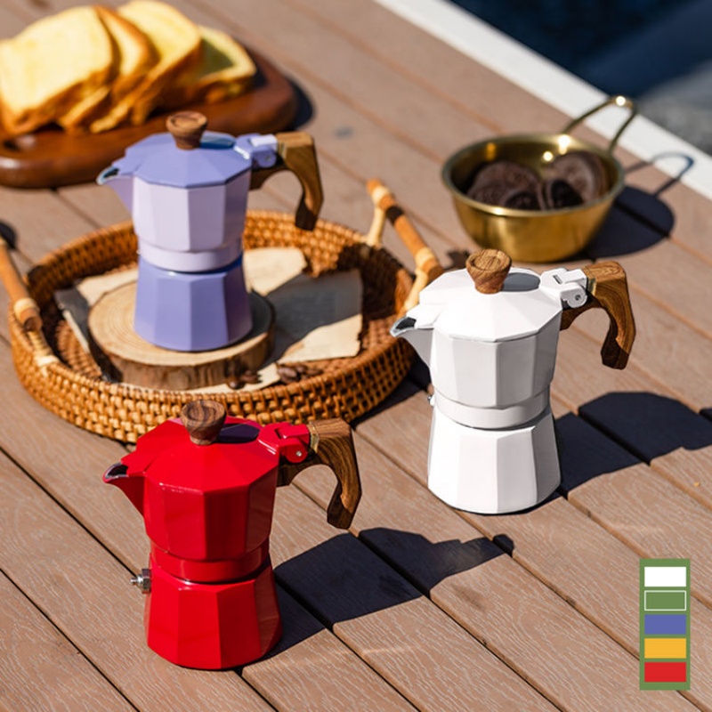 Pour Pot Aluminum - One Cup Moka Pot Hand Pour