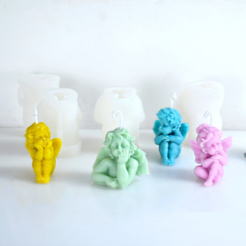 3D Lovely Angel Kids Candle Si - огляд і ціна Candle Making For Kids