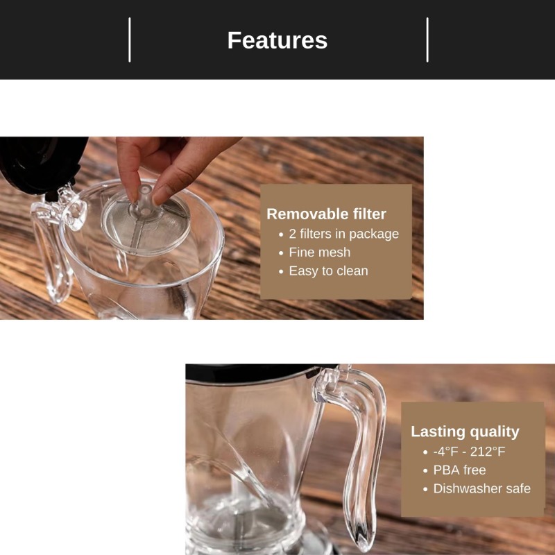 Custom Logo 600ml Pour in Plas - огляд і ціна Pour Pot Aluminum