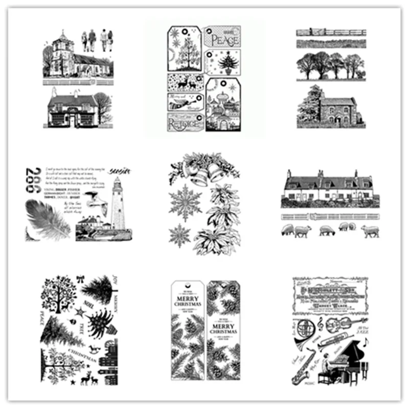 10*14cm DIY New Clear Stamps F - огляд і ціна Candle Making Newcastle