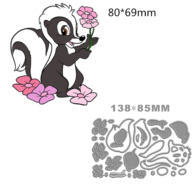 New Cartoon Skunk Girls Metal  - огляд і ціна Candle Making For Kids