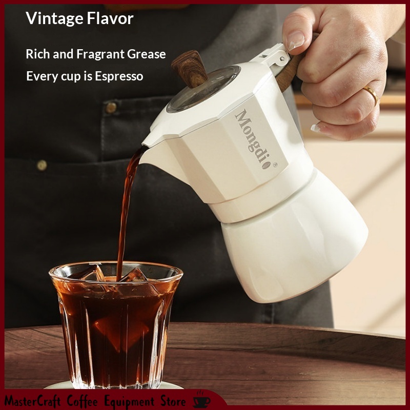 Mongdio Double Valve Moka Pot  - огляд і ціна Pour Pot Aluminum