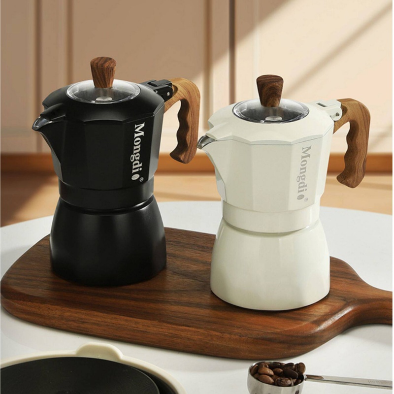 Mongdio Double Valve Moka Pot  - огляд і ціна Pour Pot Aluminum