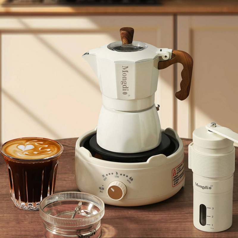 Mongdio Double Valve Moka Pot  - огляд і ціна Pour Pot Aluminum