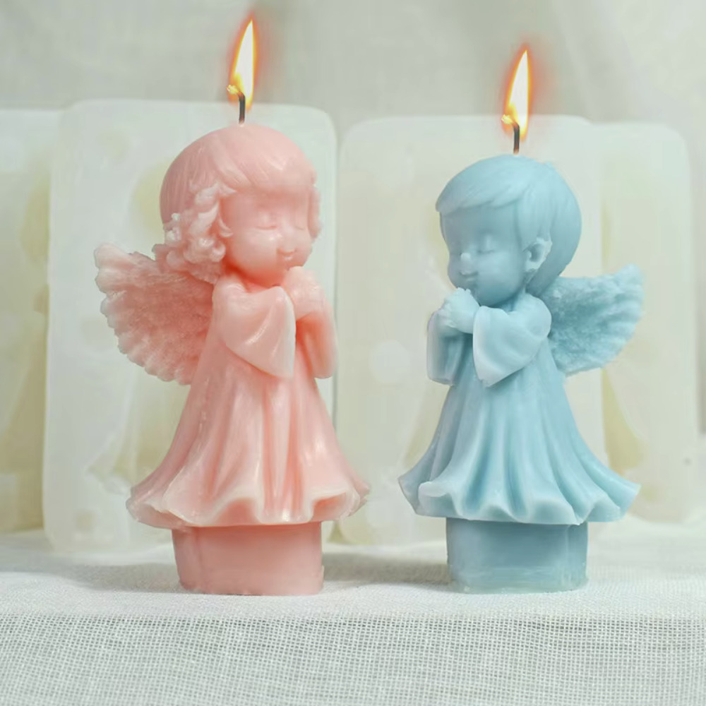 Winged Angel Silicone Candle M - огляд і ціна Candle Making For Kids