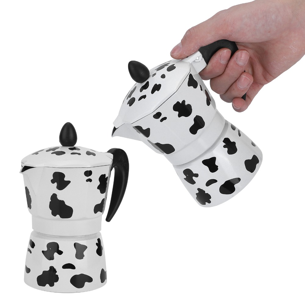 Coffee Brewing Milk Cow Color  - огляд і ціна Pour Pot Aluminum