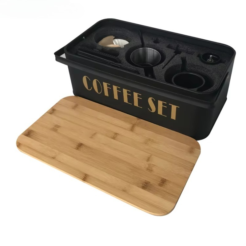 Portable coffee machine set wi - огляд і ціна Pour Pot Aluminum