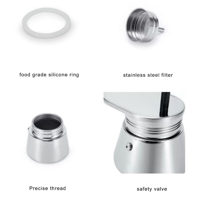 Single Spout Mocha Pot Stainle - огляд і ціна Pour Pot Aluminum