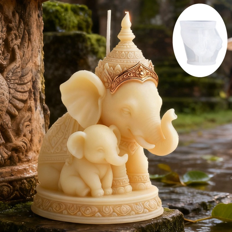 Thai Mother Child Elephant Aro - огляд і ціна Candle Making For Kids