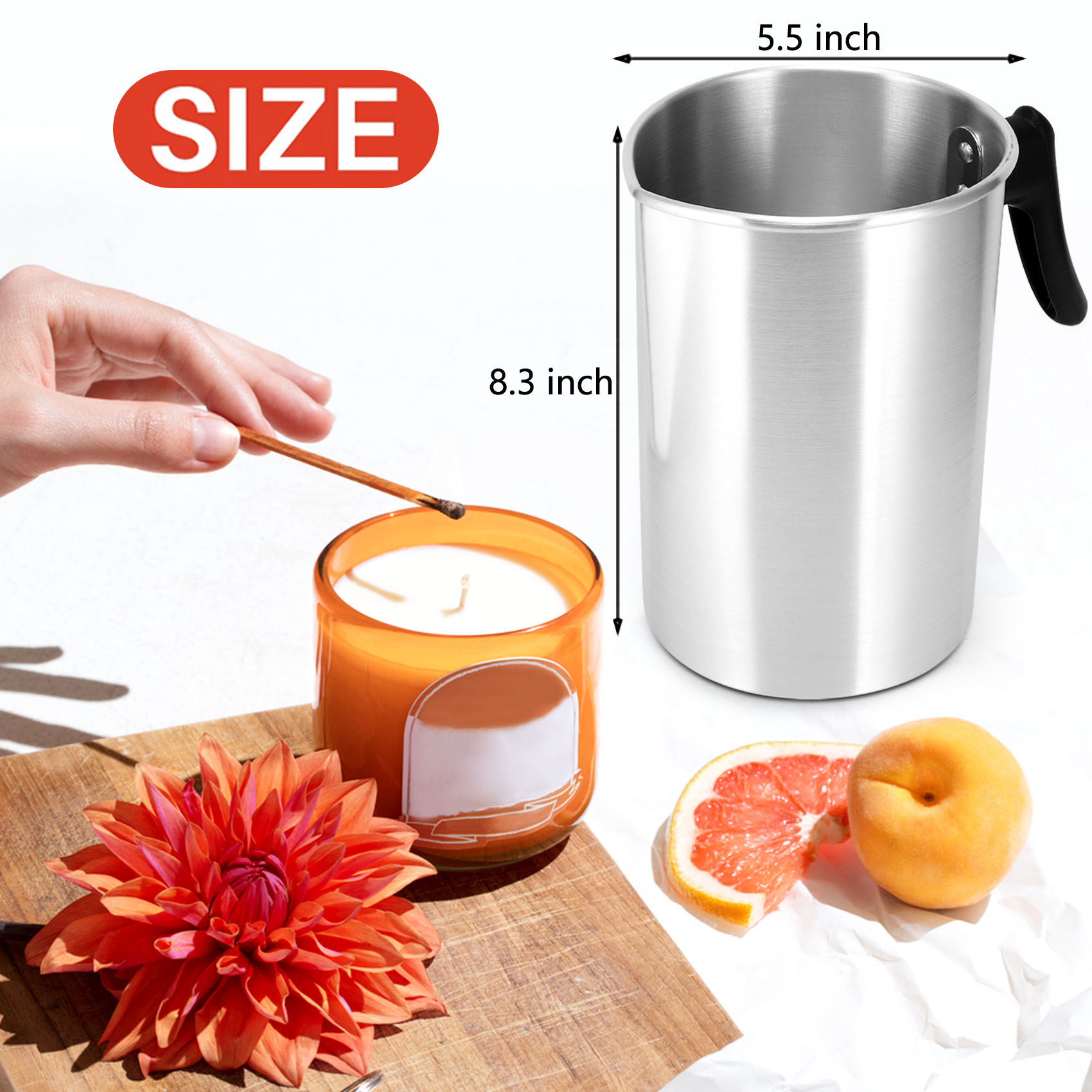 THIVN-4 Pounds Candle Making P - огляд і ціна Pour Pot Aluminum